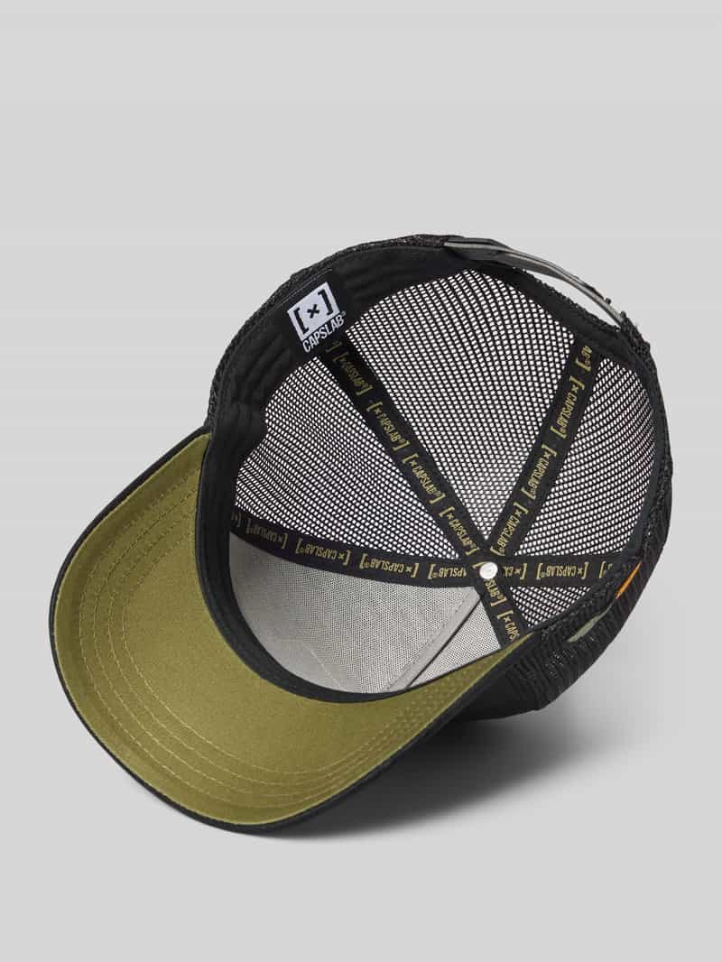 Capslab Baseballpet met motiefstitching