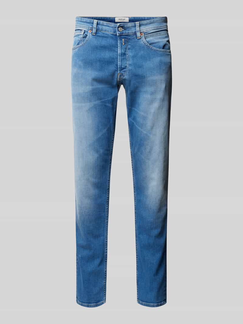 Replay Straight fit jeans in 5-pocketmodel model 'GROVER'