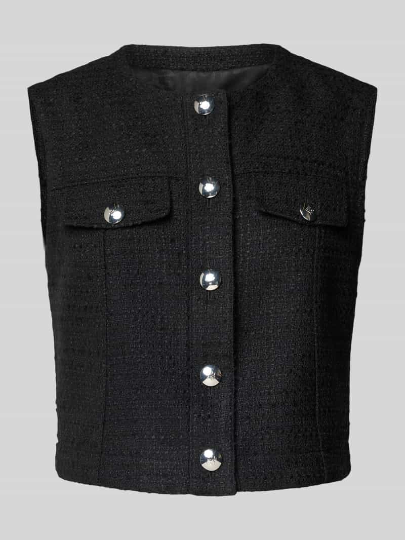 HUGO Gilet met structuurmotief model 'Anoukari'