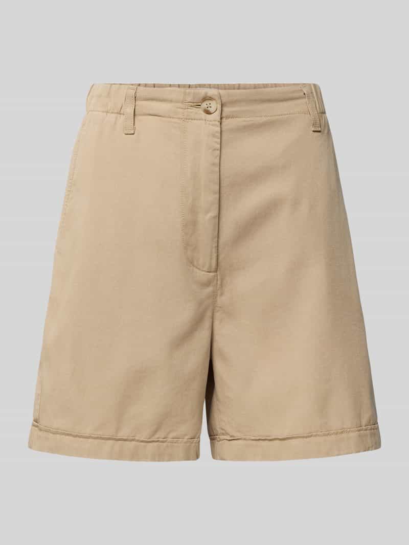 Tommy Hilfiger Regular fit korte chino van een mix van lyocell en katoen