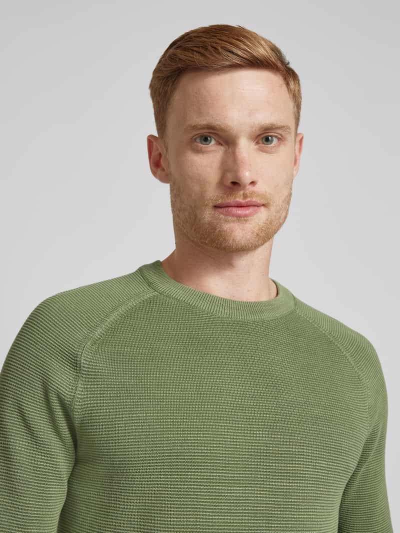 MARC O POLO Gebreide pullover met ribboorden