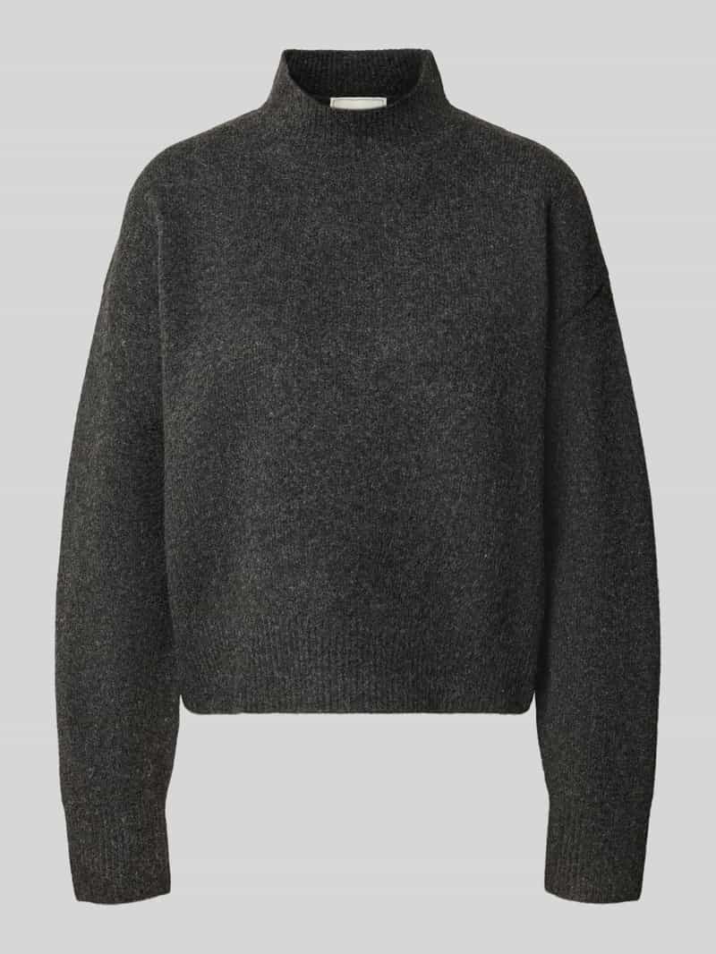 NEO NOIR Col-pullover met wol en ronde hals