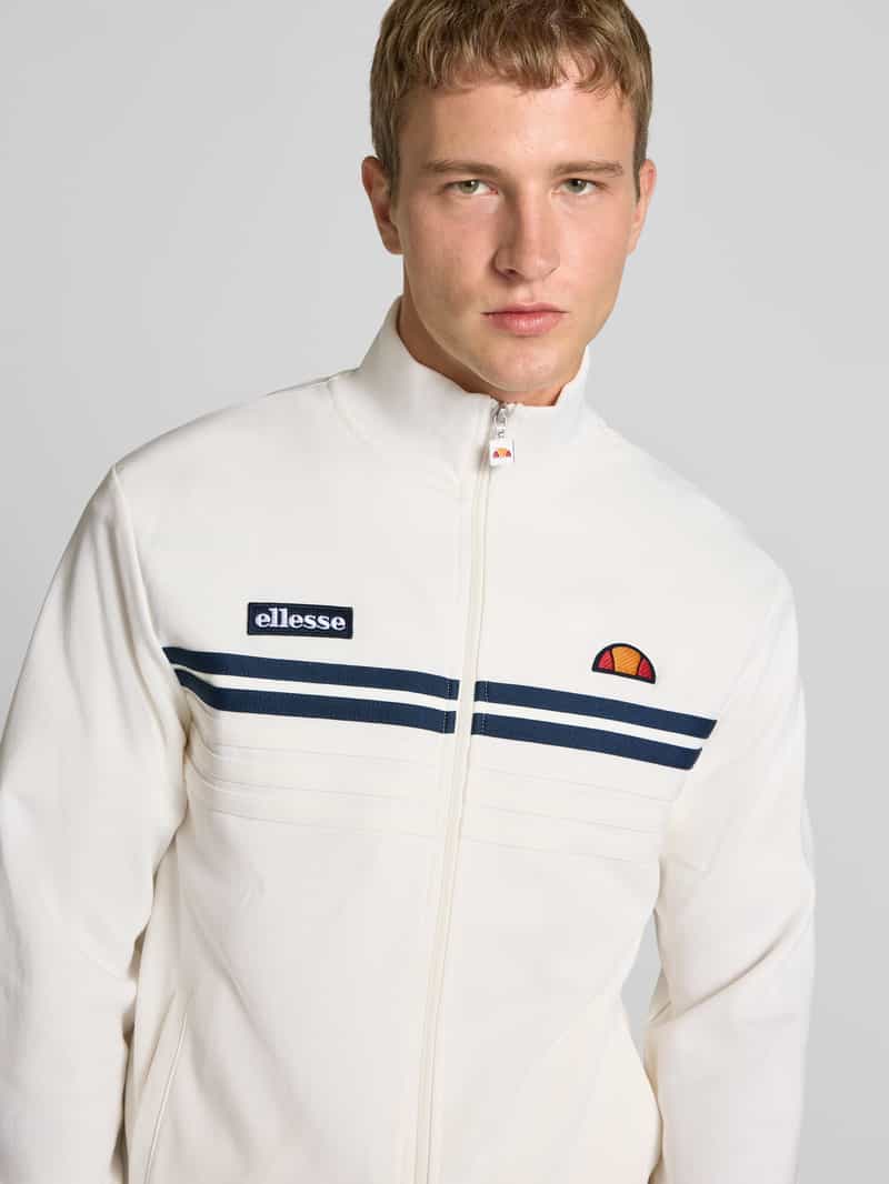 Ellesse Sweatjack met labelpatch model 'VICENZA TRACK'