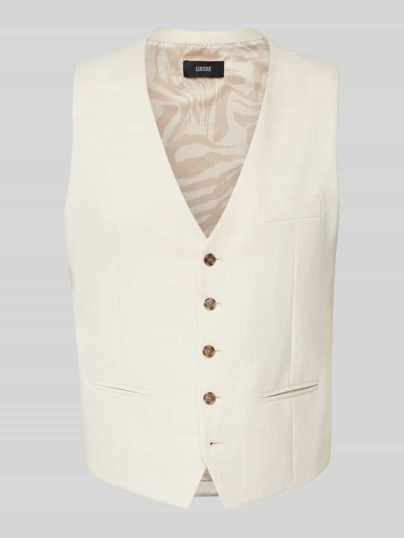 CINQUE Gilet met paspelzakken model 'Vitra'