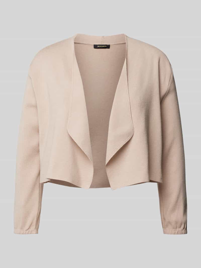 MORE & MORE Cardigan met opengewerkte voorkant
