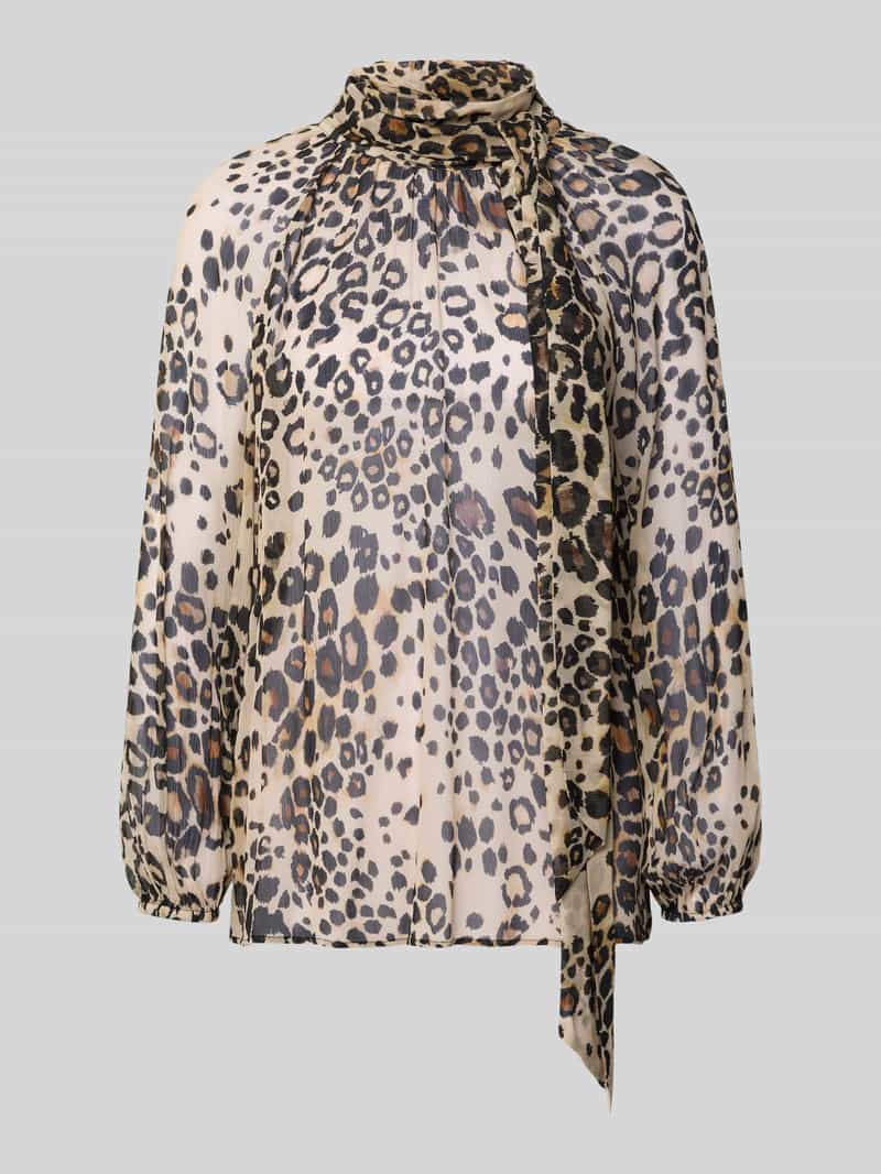 Marc Cain Blouseshirt met opstaande kraag