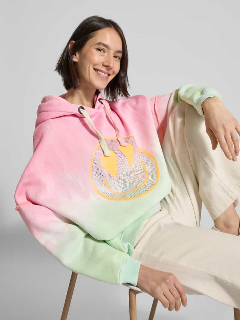 miss goodlife Oversized hoodie met strass-steentjes