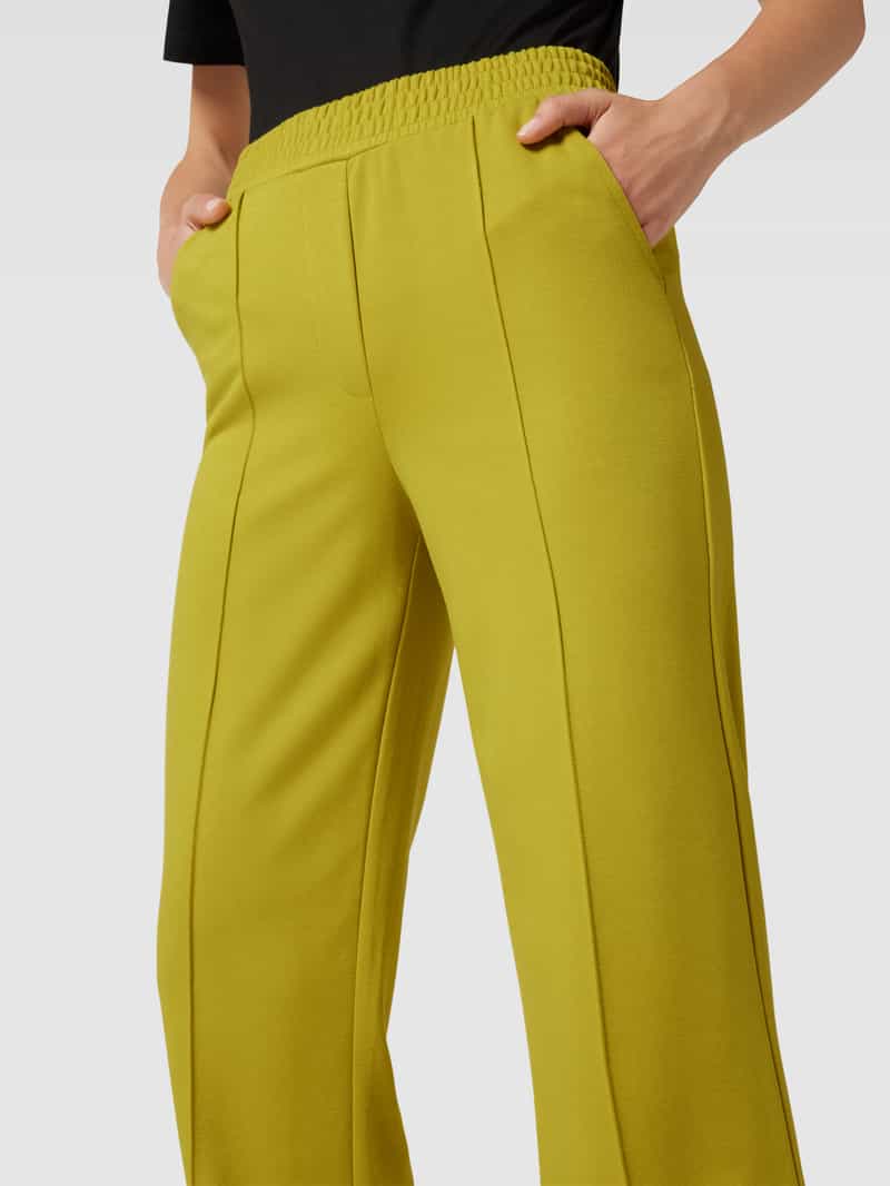 milano italy Stoffen broek met vaste persplooien