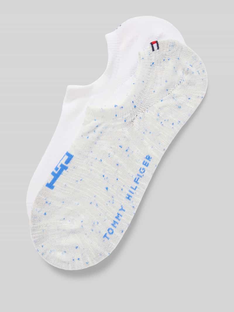 Tommy Hilfiger Kousenvoetjes met elastische ribboordjes in een set van 2 paar