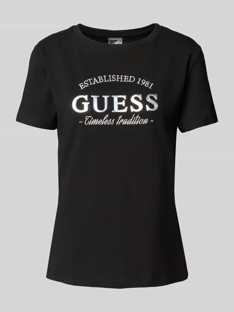 Guess Activewear T-shirt met labeldetail model 'NINA'
