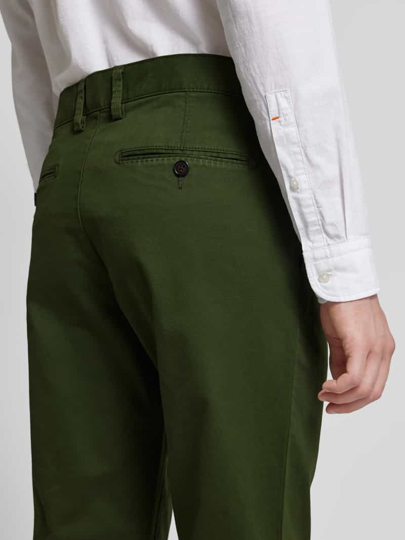 Christian Berg Men Tapered fit chino met achterzakken