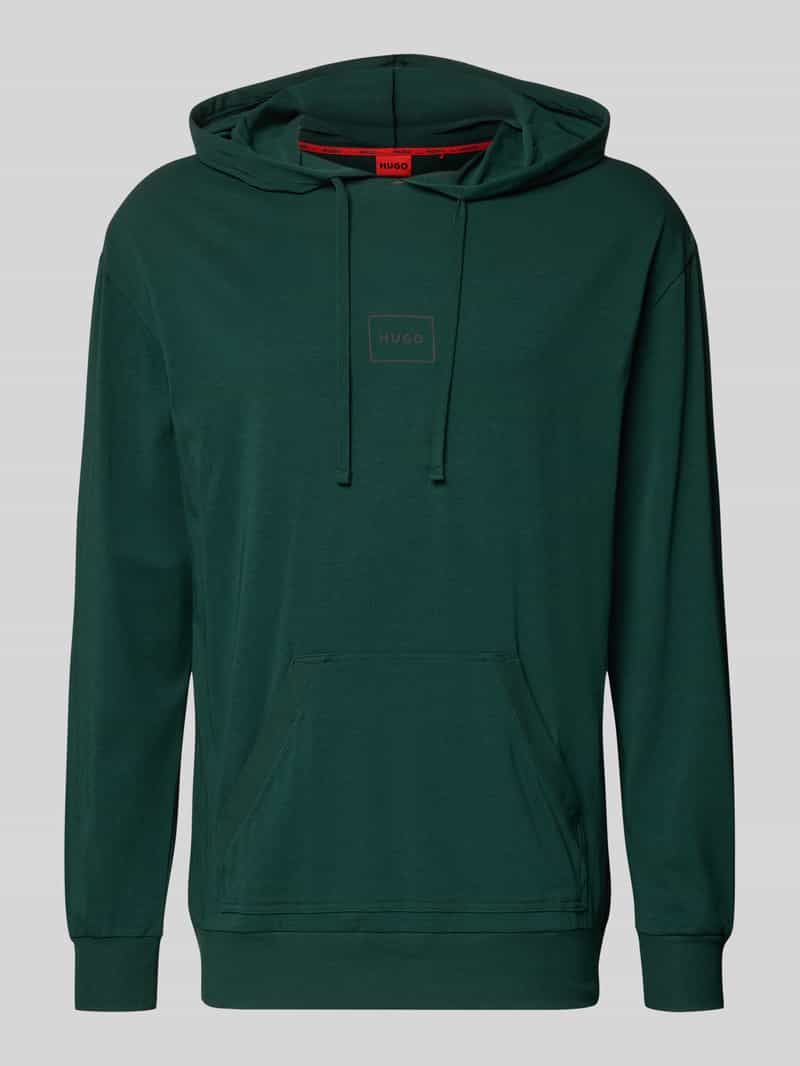 HUGO Regular fit hoodie van katoenmix model 'LAZE'