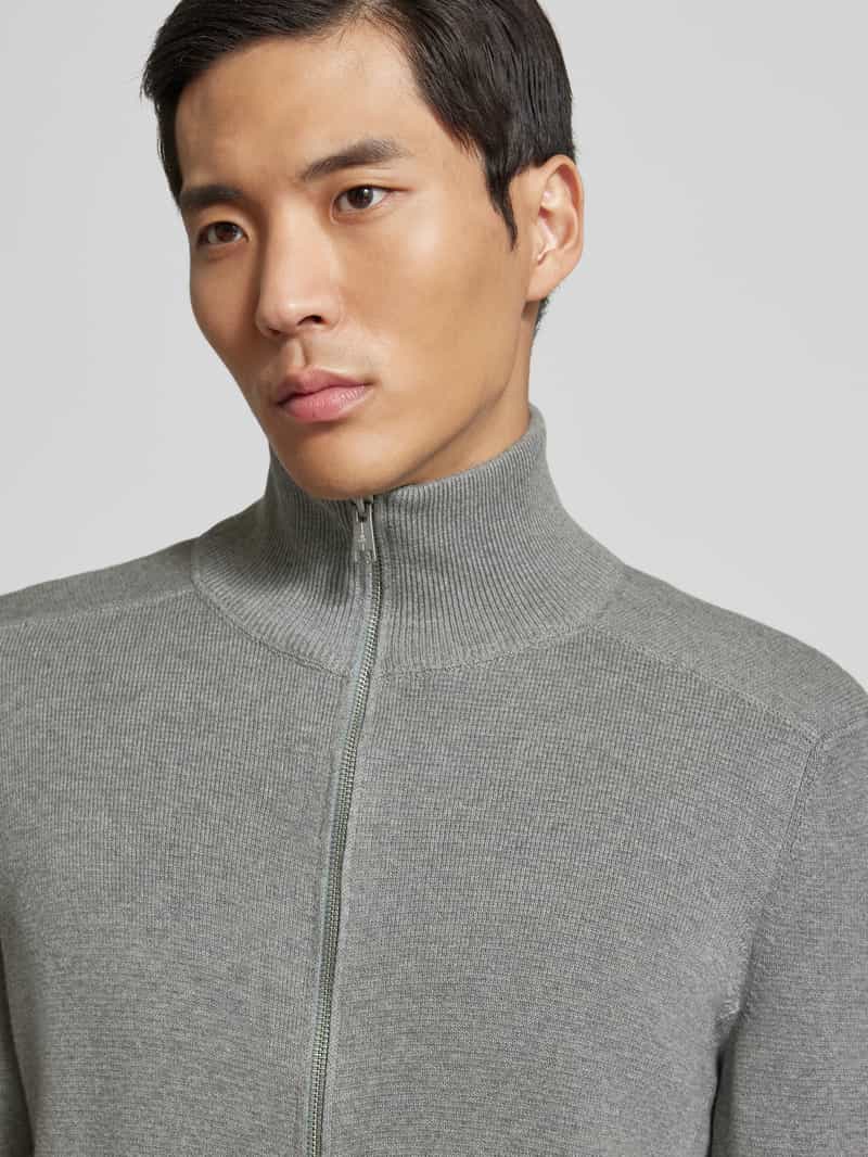 Marc O'Polo Regular fit gebreid jack van puur katoen