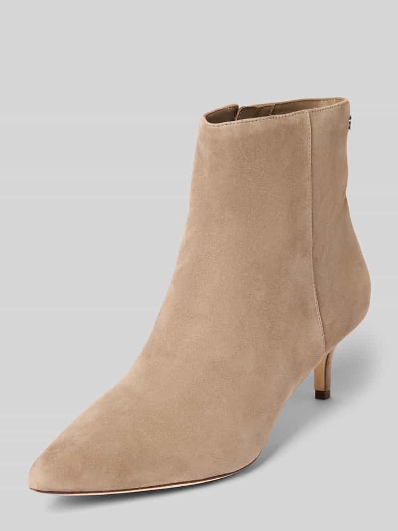 Lauren Ralph Lauren Leren laarsjes met naaldhak, model 'MCKAY'