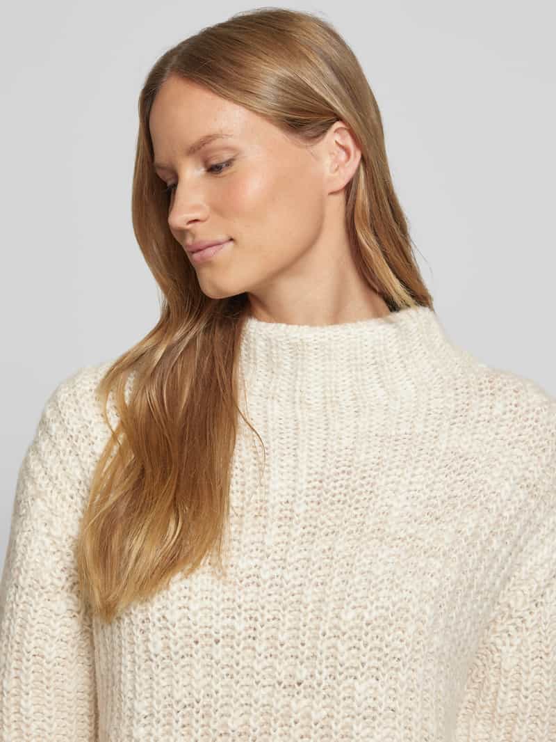 Opus Gebreide pullover met ribboorden model 'Perke'