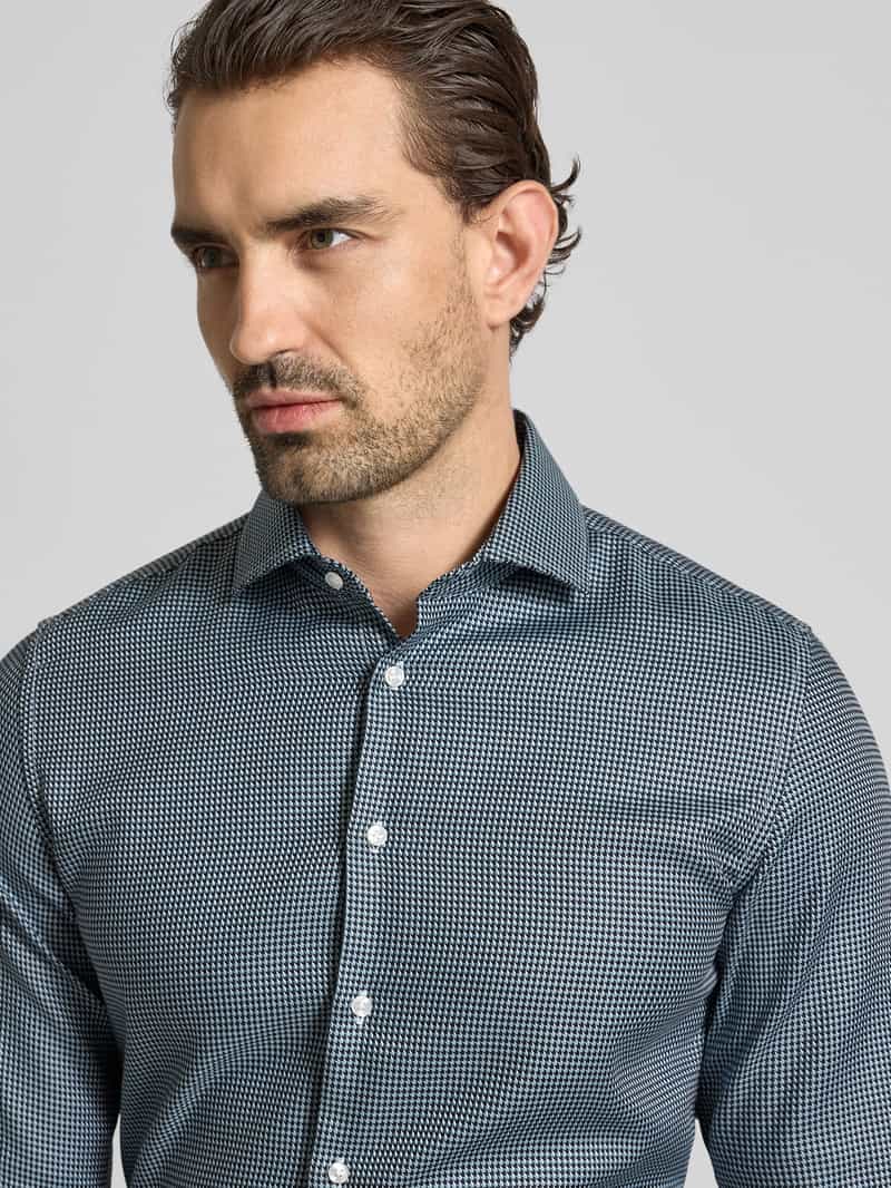 seidensticker Slim fit zakelijk overhemd met kentkraag