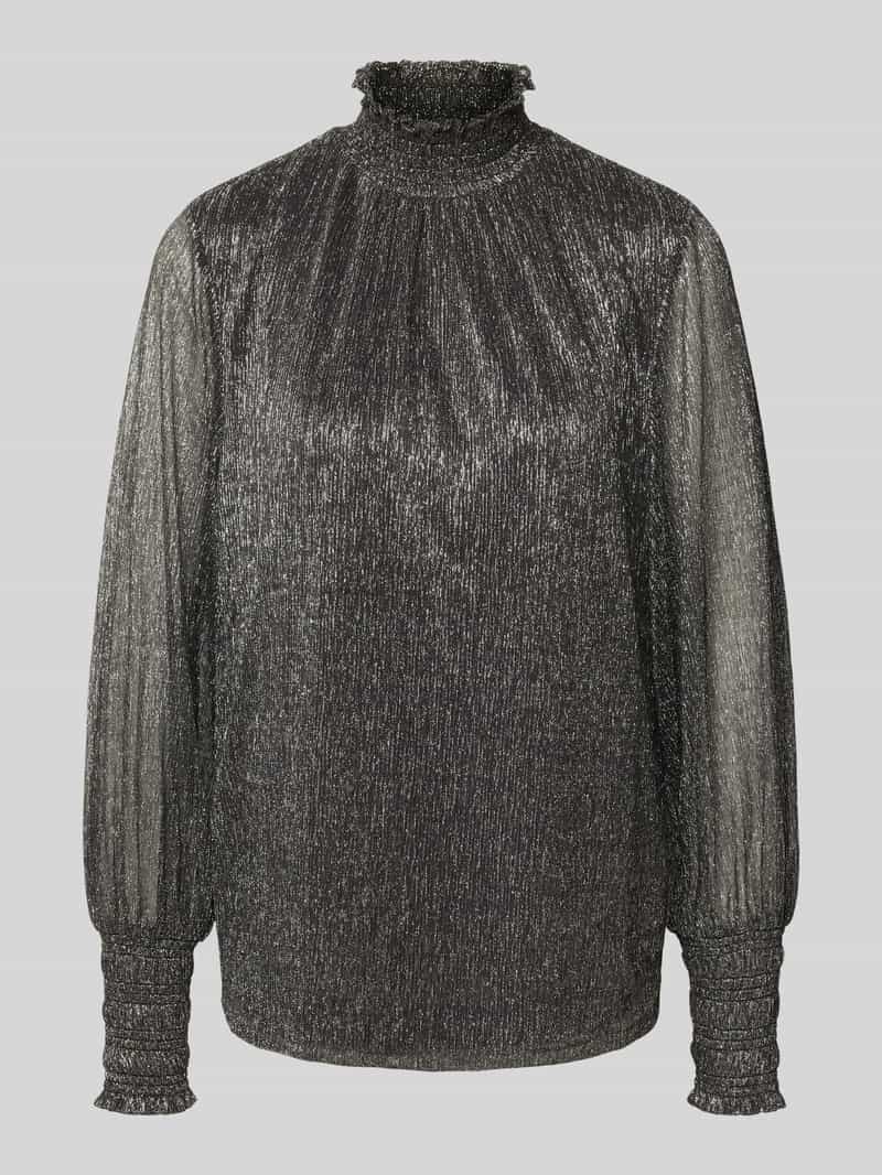 MOS MOSH Blouseshirt met opstaande kraag model 'Ximena'