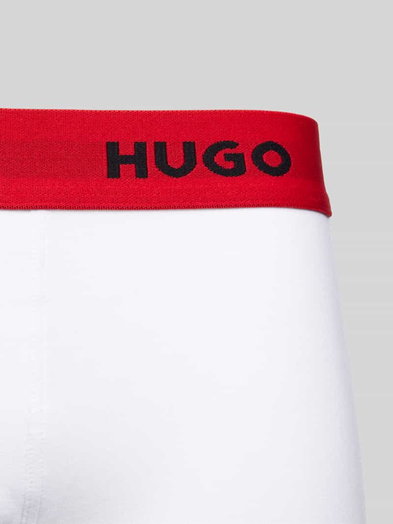 HUGO Boxershort met elastische band met logo in een set van 3 stuks