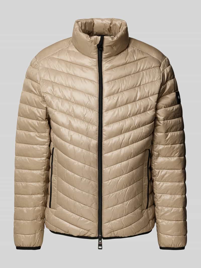 Tom Tailor Regular fit gewatteerd jack met mesh details