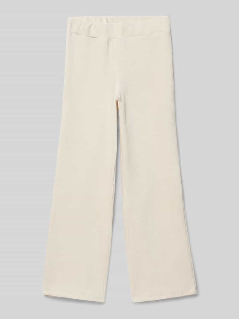 Garcia Straight leg corduroy broek met elastische band