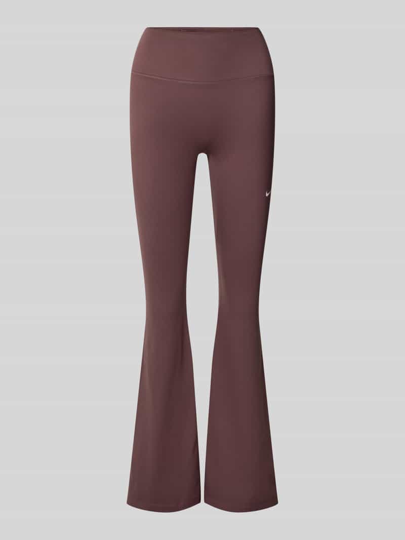 flared legging met logo