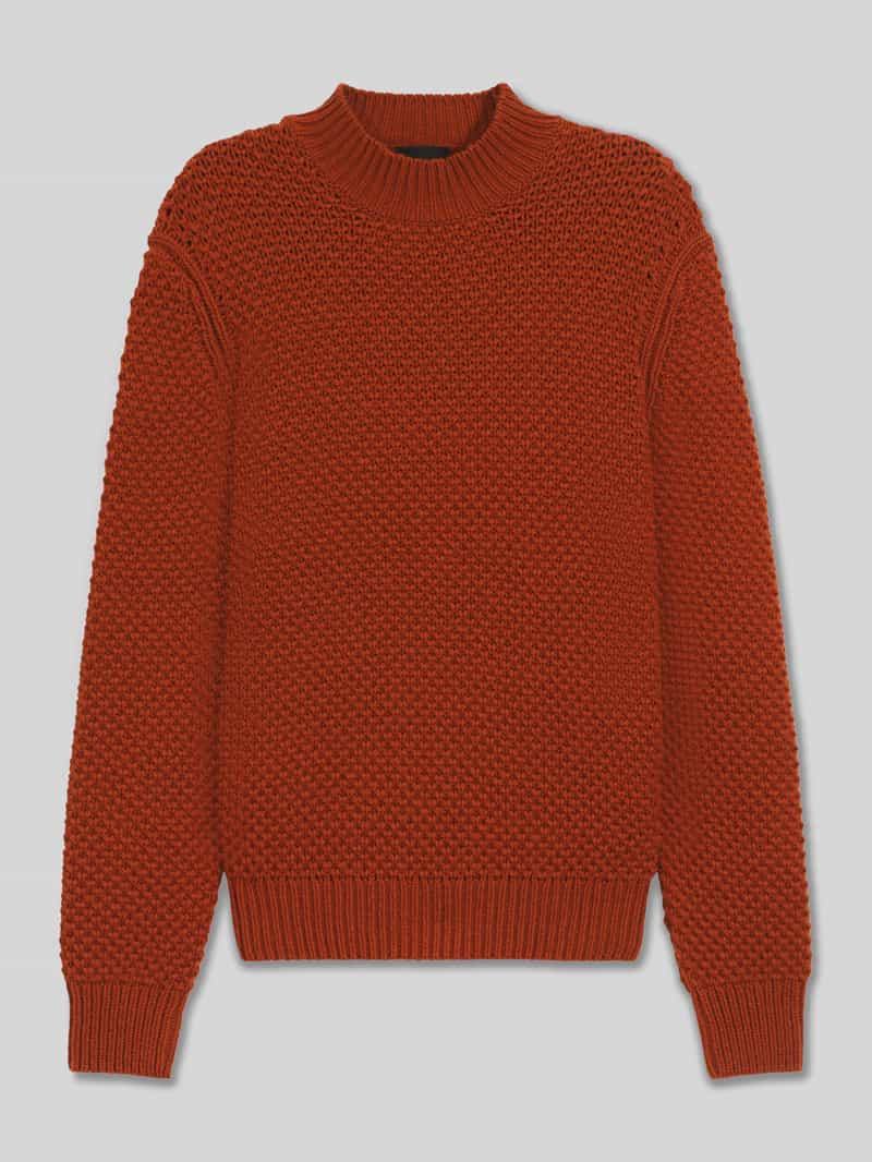 Boss Regular fit gebreide pullover van zuivere scheerwol model 'C-HELETTO' BECKHAM x