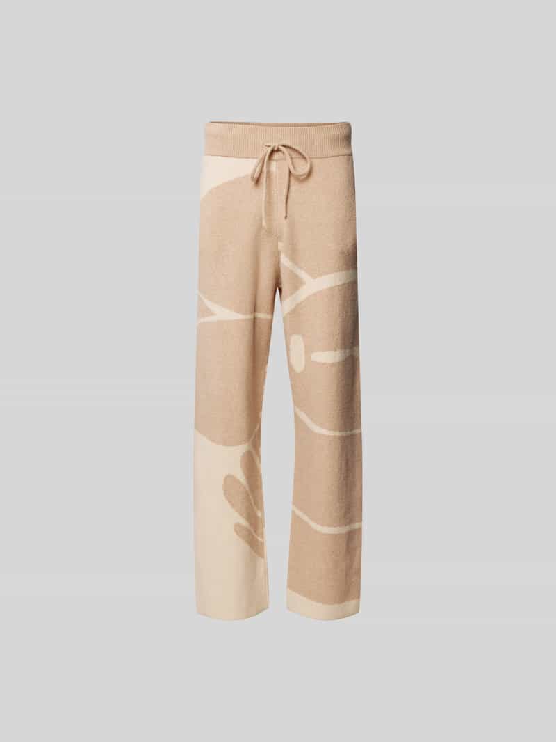 Stoffen broek met elastische band