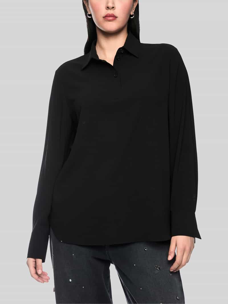 Marc Cain Overhemdblouse met ballonmouwen