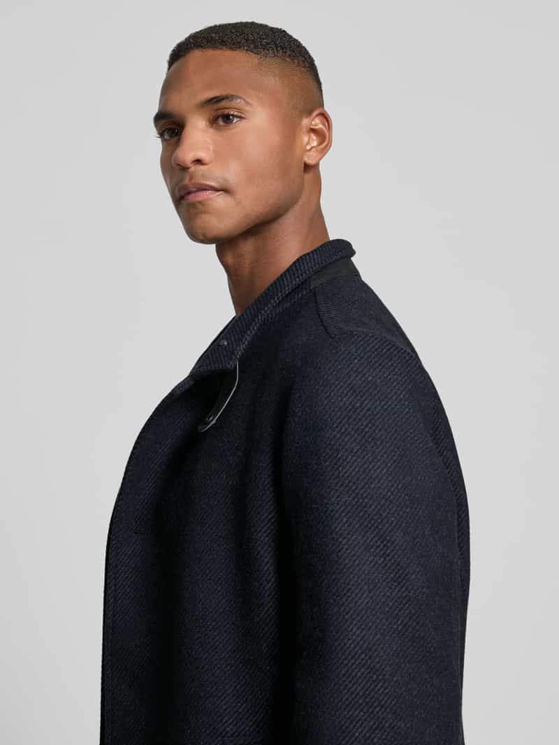 CINQUE Lange jas met opstaande kraag model 'CHOICE'