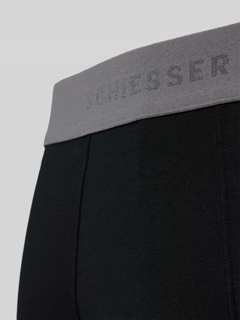 Schiesser Boxershort met band met label in een set van 3 stuks