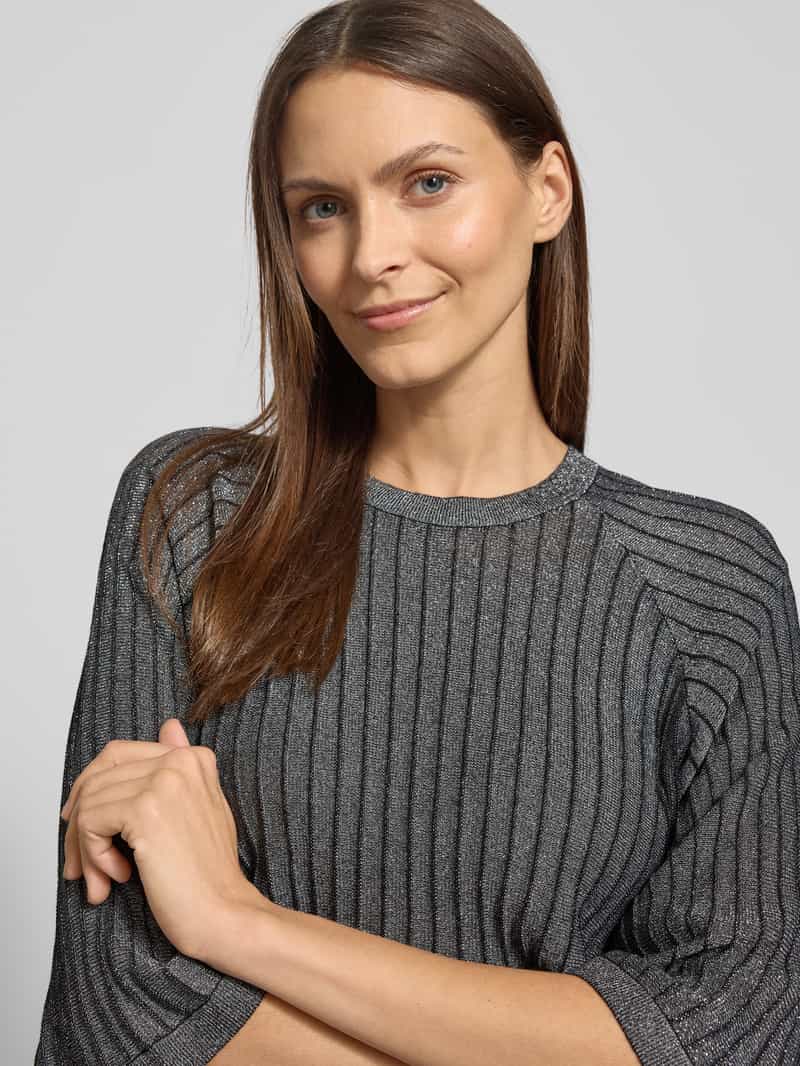 Soyaconcept Gebreide pullover met ribboorden model 'VIOLETTA'