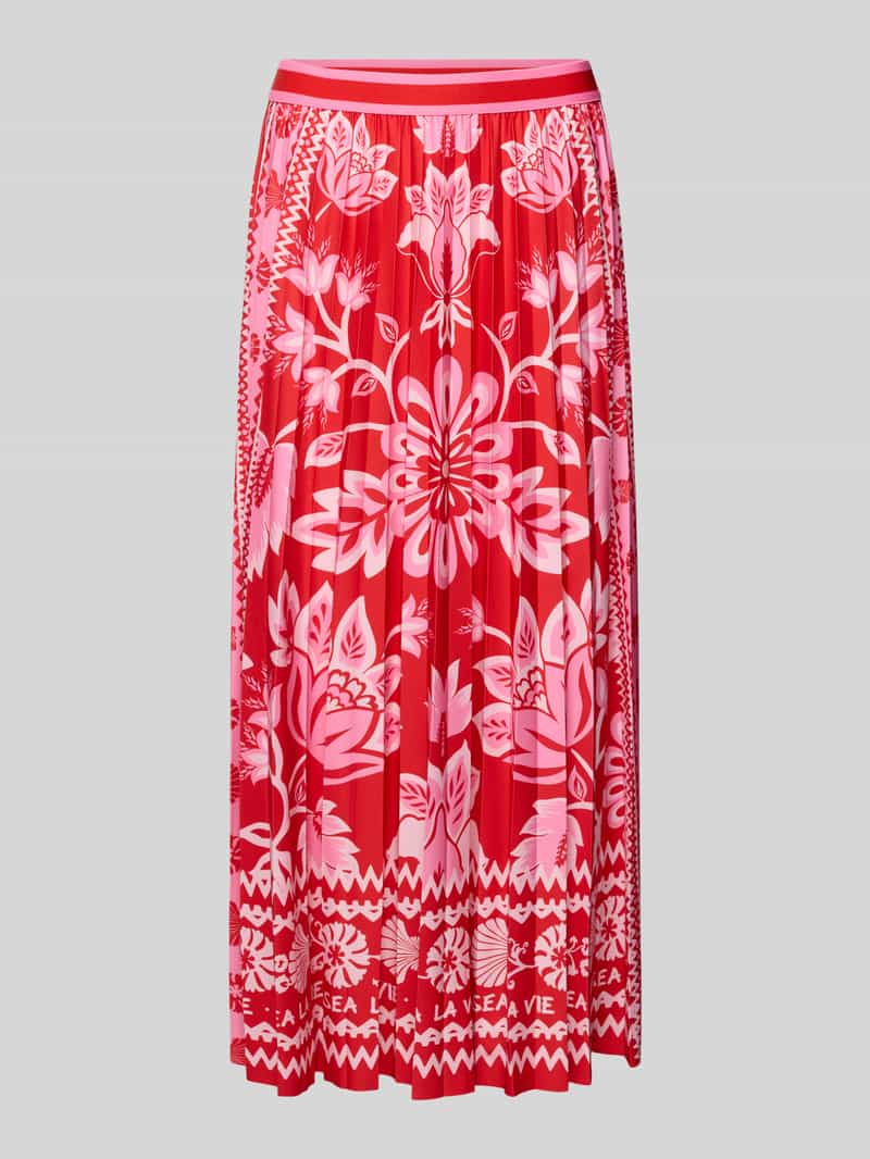 Oui Midirok met plissévouwen en elastische band