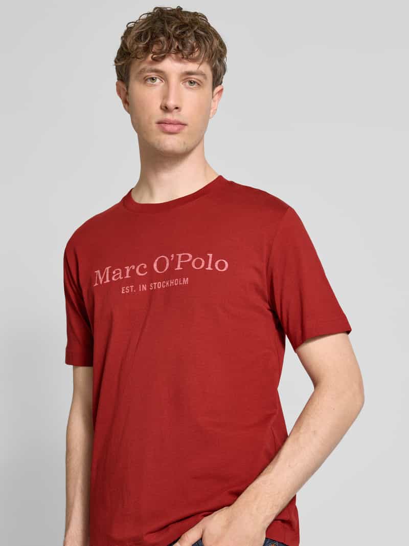 Marc O'Polo Regular fit T-shirt van puur katoen