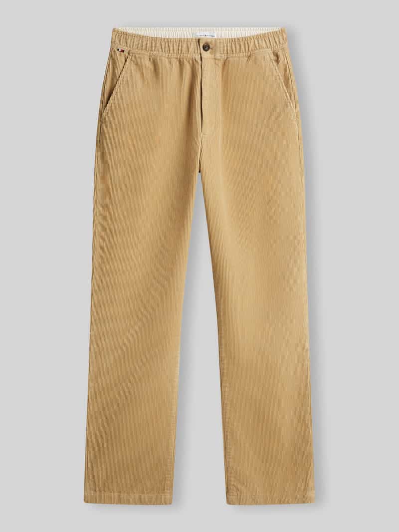 Tommy Hilfiger straight fit corduroy broek van puur katoen model 'DOVER'