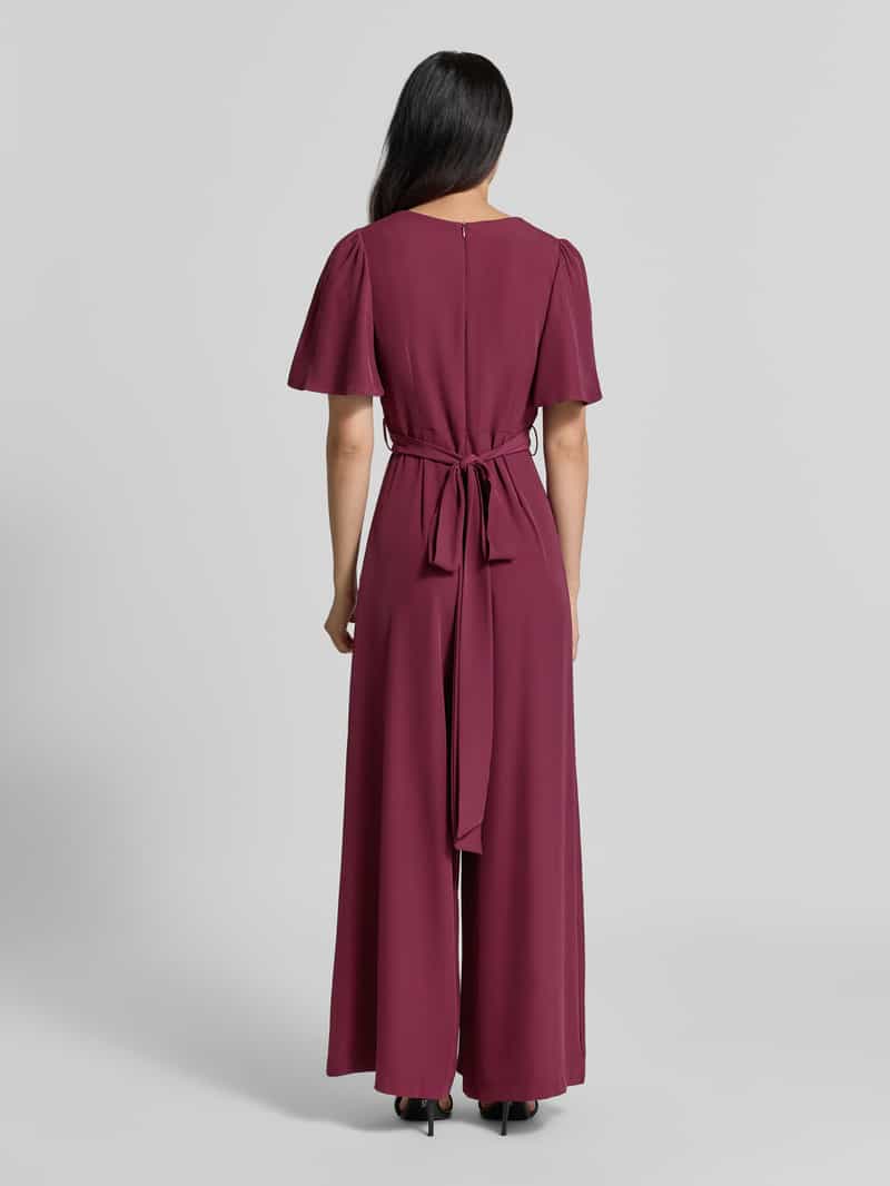 RINASCIMENTO jumpsuit met stoffen riem