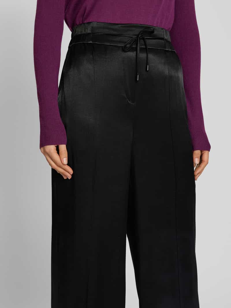 comma Wide leg broek met elastische band