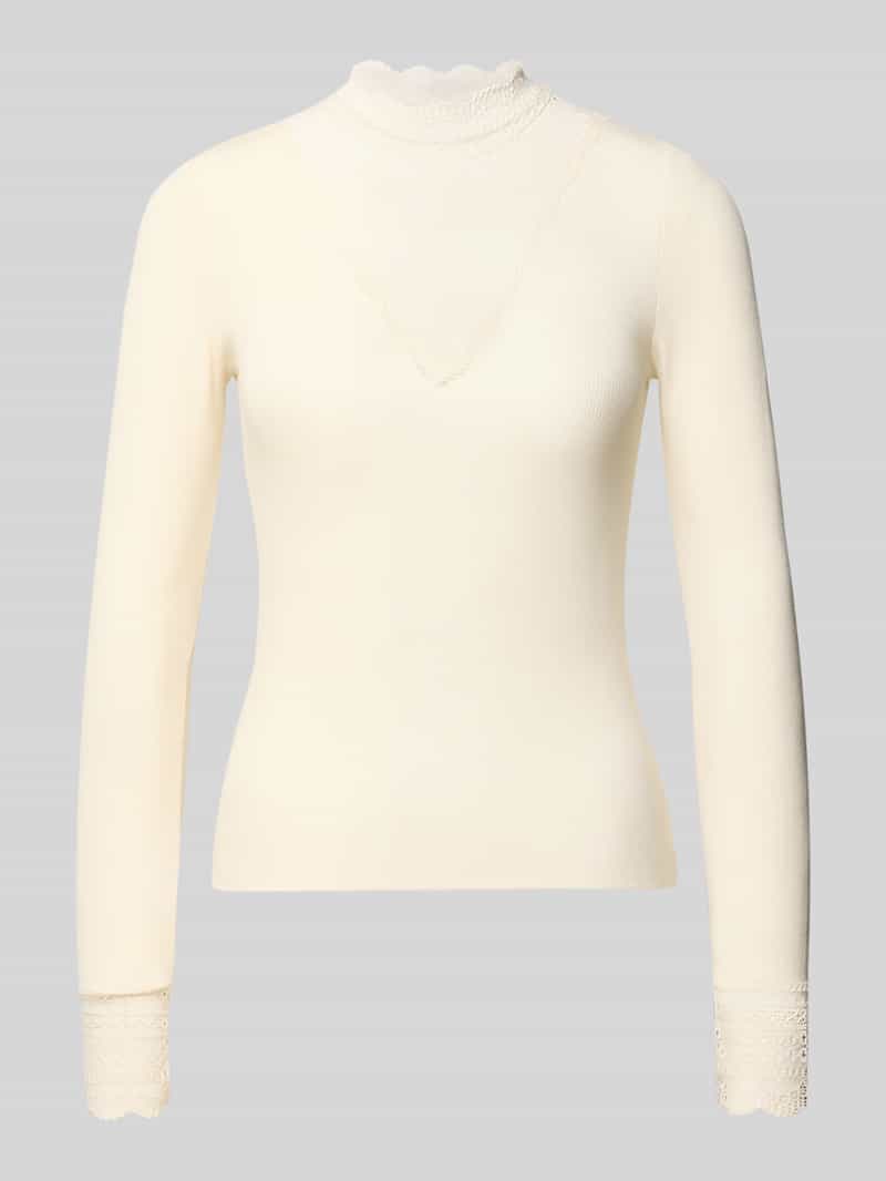 Only Slim fit shirt met lange mouwen van viscosemix model 'TILDE'