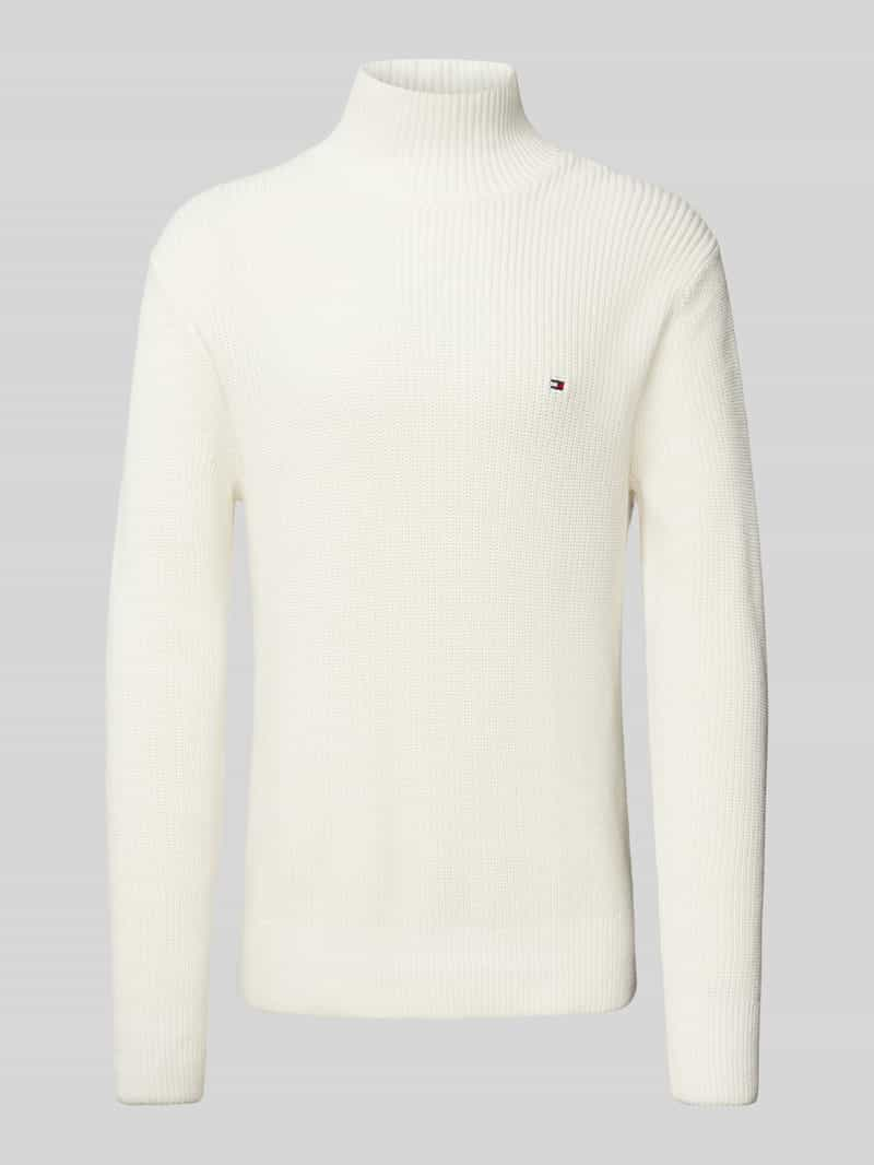 Tommy Hilfiger Gebreide pullover met opstaande kraag