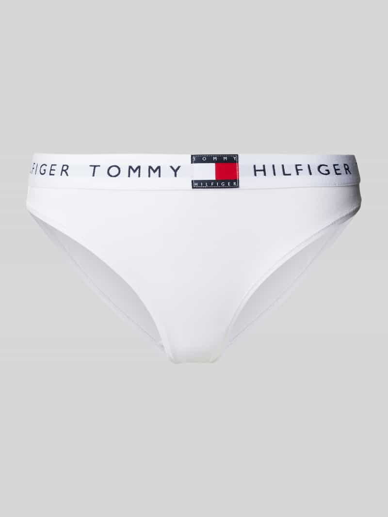 Tommy Hilfiger Bikinibroekje met elastische band met label model 'TH Heritage'