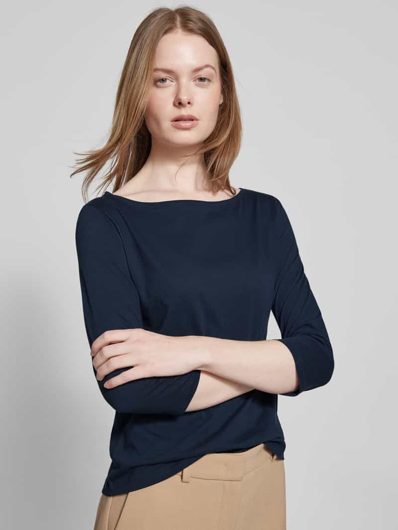 LANIUS T-shirt met 3 4-mouwen