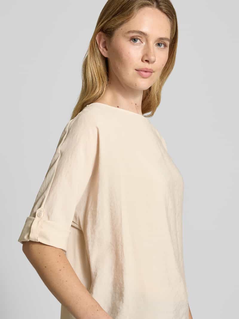 Opus Relaxed fit blouseshirt met 3 4-mouwen model 'Sumana'