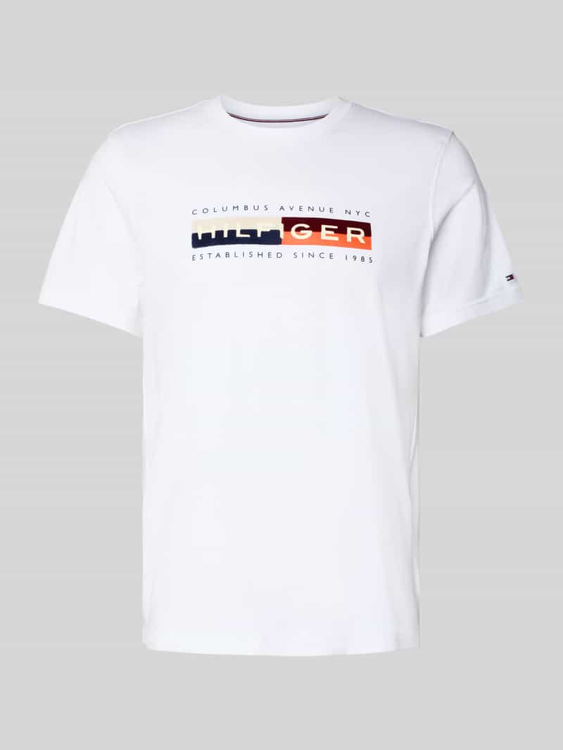 Tommy Hilfiger Regular fit T-shirt van puur katoen