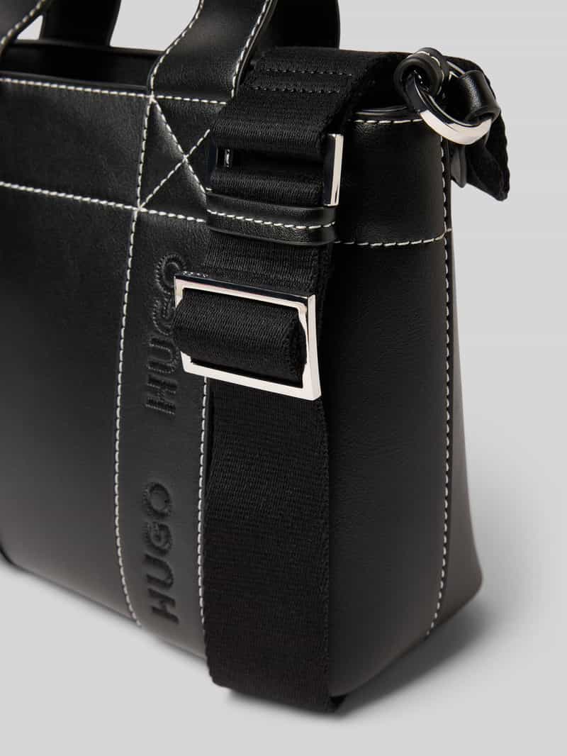 HUGO Handtas met labelstitchings model 'Becky'