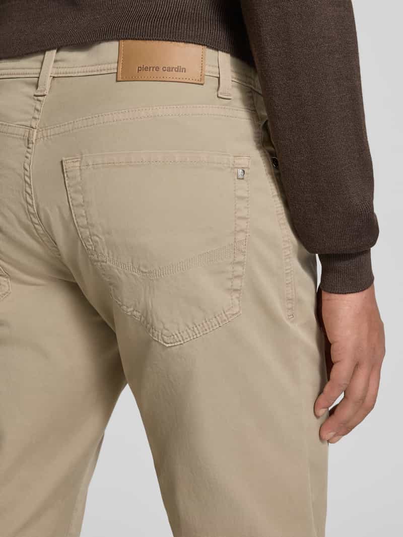 Pierre Cardin Tapered fit broek met steekzakken model 'Lyon'