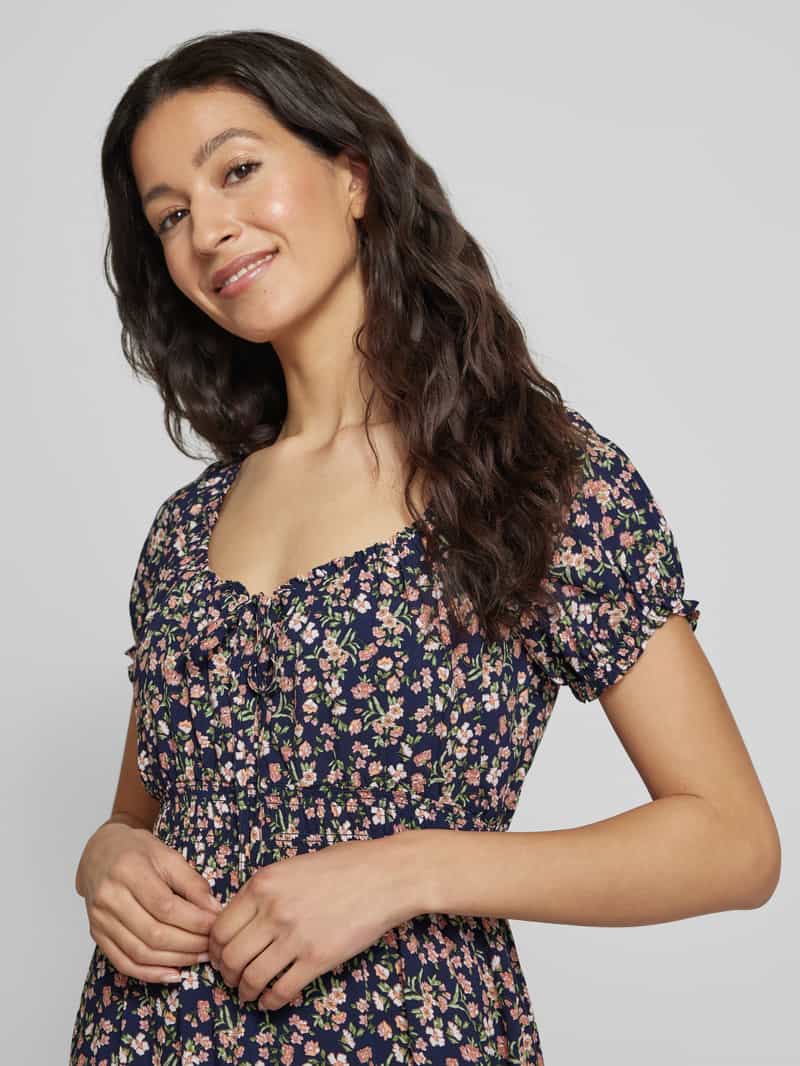 Apricot Mini-jurk van viscose met druppelvormige hals
