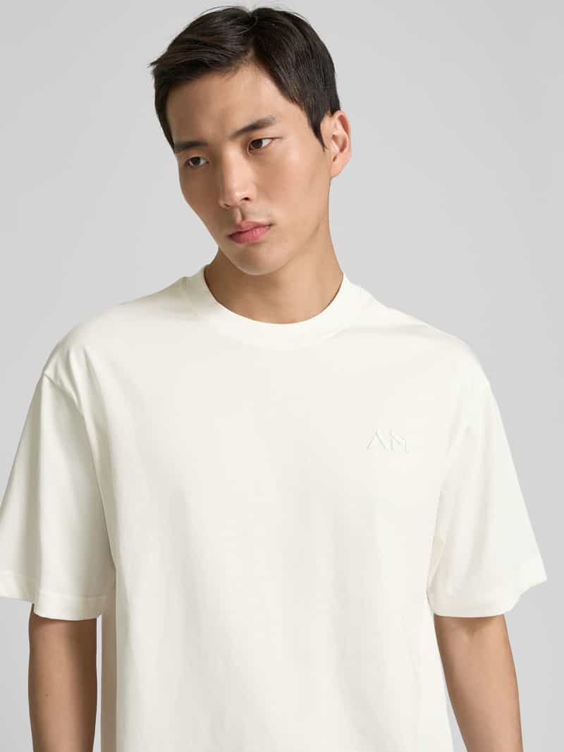 Antony Morato T-shirt met labeldetail