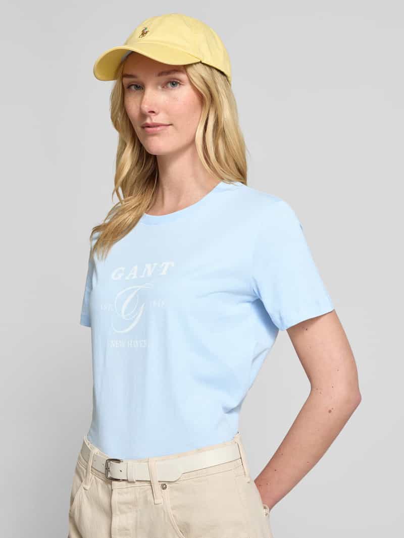 Gant T-shirt met labelprint