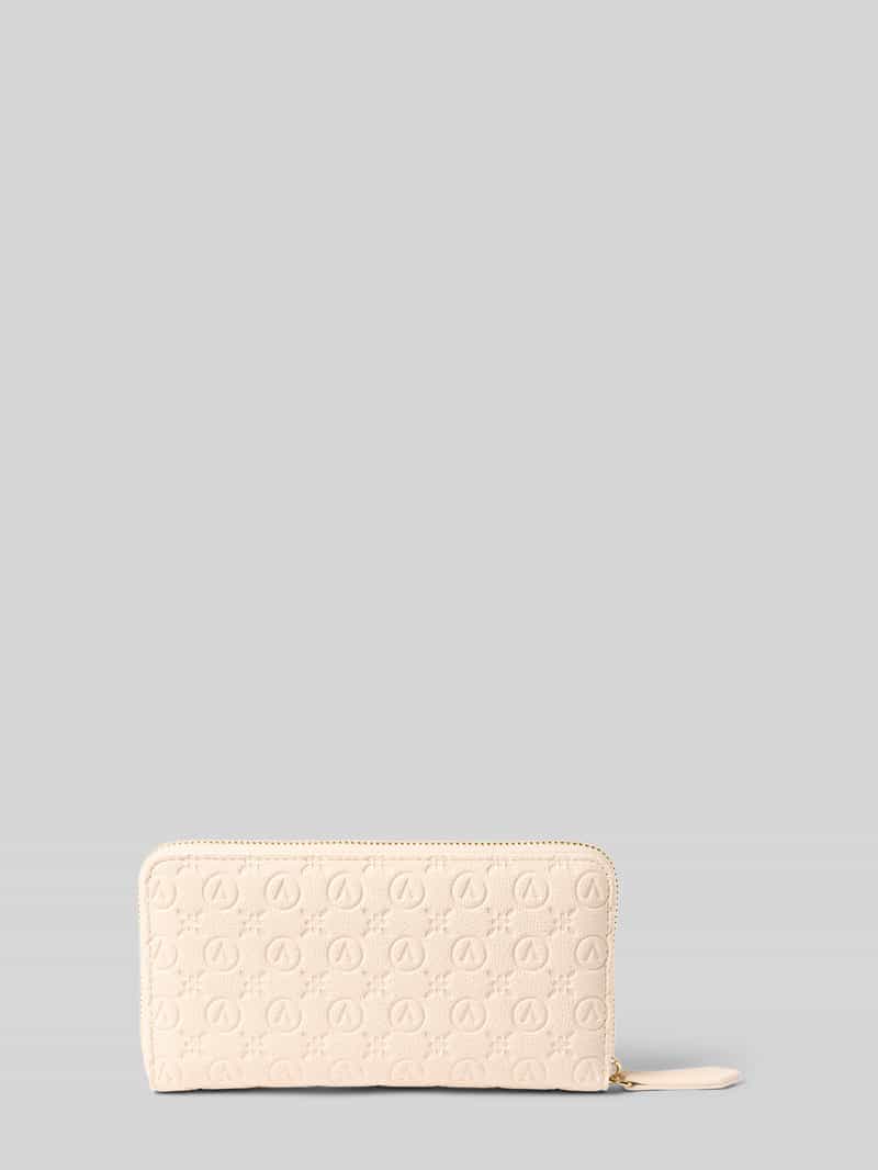 VALENTINO BAGS Portemonnee met all-over reliëflogo model 'Samba'