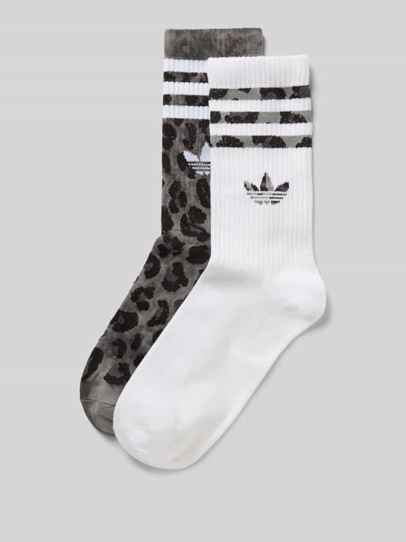 adidas Originals Sokken met labelprint in een set van 2 paar