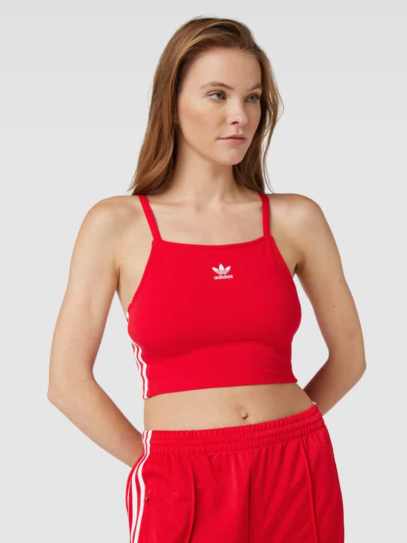 adidas Originals Korte top met labelprint